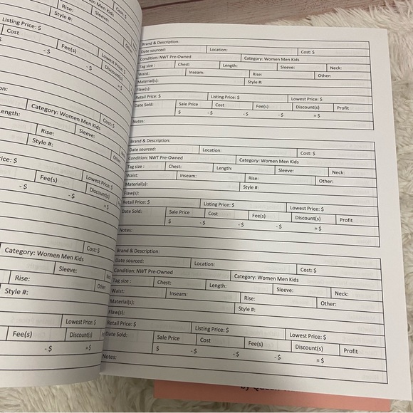 Reselling Logbook and Planner Inventory Book - Picture 11 of 11
